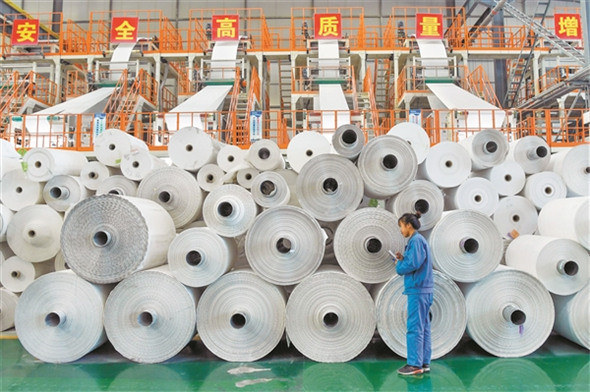 山西宇皓环保纸业有限公司引进石头造纸技术生产新型纸张