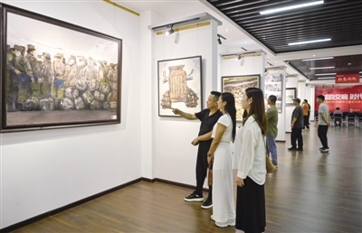 三省五市美术作品联展在南阳市开幕