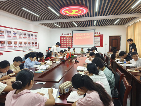 南阳彭营：党建赋能“小托管” 书写治理“大文章”