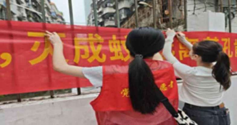 惠州龙丰街道组织开展防蚊灭蚊防控媒介传染病宣传行动