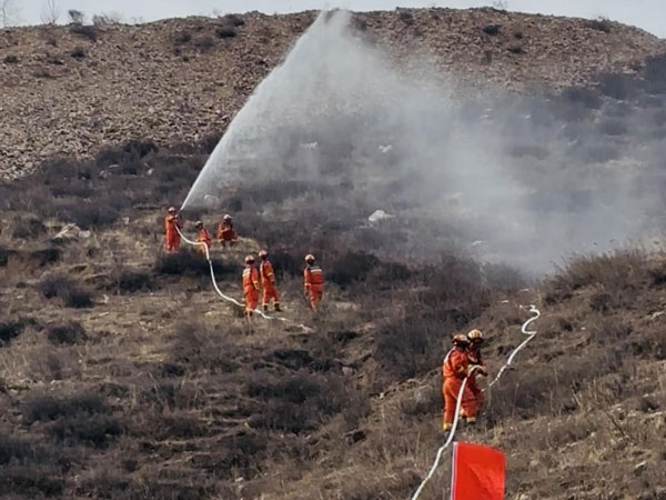 山西省大同市平城区:实战演练砺精兵 清理可燃物筑防线
