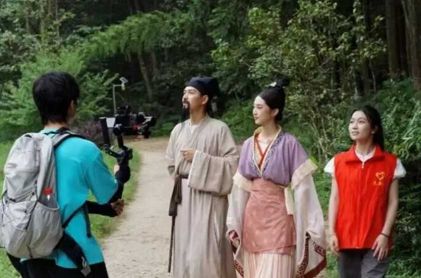葛洪鲍姑“穿越”南昆山，广财师生用短片讲述龙门康养故事
